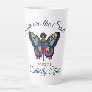 Caneca De Café Latte O Efeito da Borboleta Causada