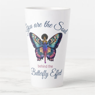 Caneca De Café Latte O Efeito da Borboleta Causada