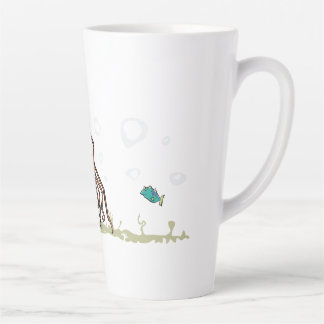 Caneca De Café Latte o groovy aranha do mar