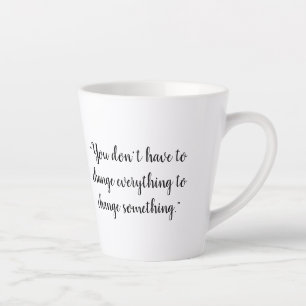 Caneca De Café Latte O Latte Mug da Mama Kim por Mudança