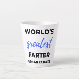 Caneca De Café Latte O maior fazedor do mundo, quero dizer o padre bl