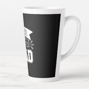 Caneca De Café Latte O maior Pai do mundo dotado de pais