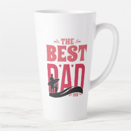 Caneca De Café Latte O Melhor Pai de Todos