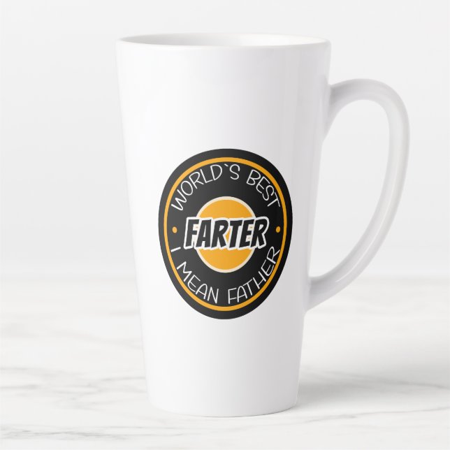 Caneca De Café Latte O melhor pai do mundo (Direita)