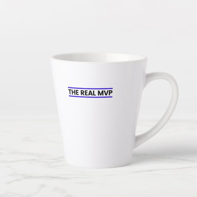 Caneca De Café Latte O mvp real (Direita)