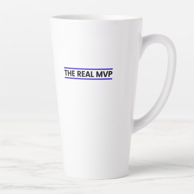 Caneca De Café Latte O mvp real (Direita)