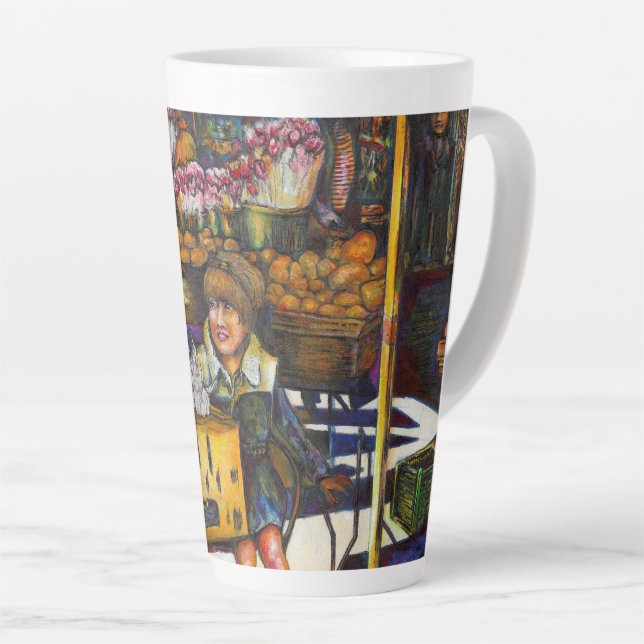 Caneca De Café Latte O poder da empatia (Ângulo direito)