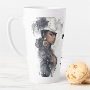 Caneca De Café Latte O poder não está alto — está posicionado