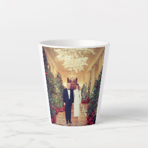Caneca De Café Latte O Presidente dos EUA, White House Natal