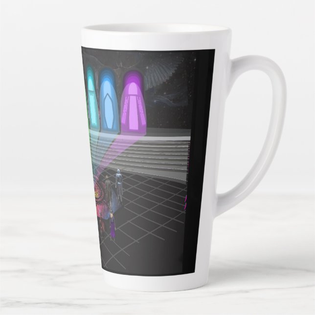 Caneca De Café Latte O Primeiro Passo (Direita)