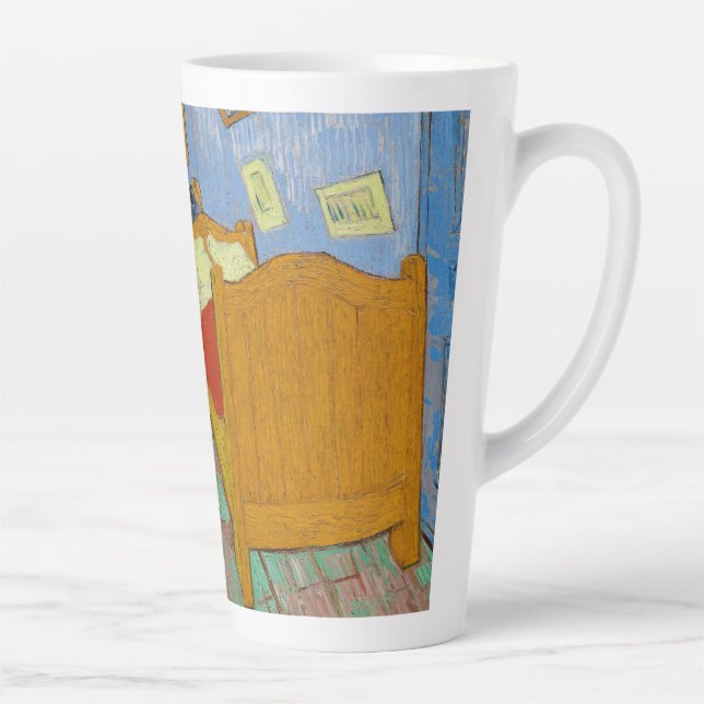 Caneca De Café Latte O Quarto (1889) de Vincent Van Gogh. (Direita)