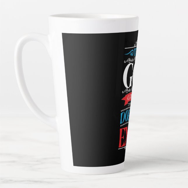 Caneca De Café Latte O Que Deus Não Consegue Fazer Não Existe Uma Canec (Esquerda)