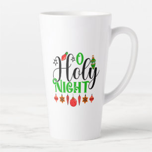 Caneca De Café Latte O Santa Noite