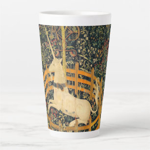 Caneca De Café Latte O Unicórnio em cativeiro