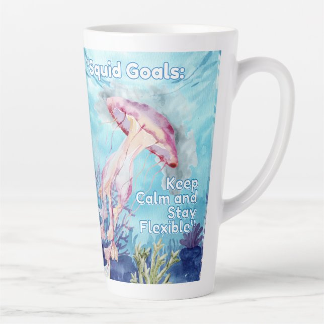 Caneca De Café Latte Objetivos de Lulas (Direita)