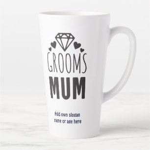 Caneca De Café Latte Obrigado, Mãe do Festa de Noiva do noivo Presente
