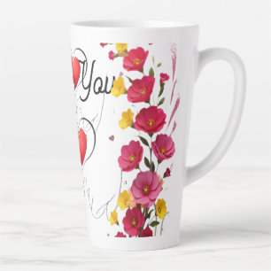 Caneca De Café Latte Obrigado Obrigado Com Agradecimentos Muitos Agrade