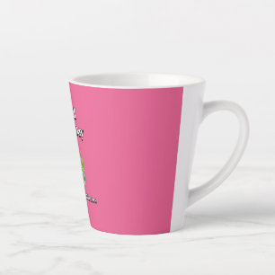 Caneca De Café Latte Obrigados aos Guerreiros da Saúde. Dia Mundial da