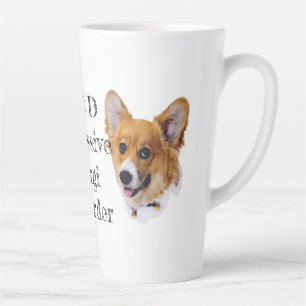 Caneca De Café Latte OCD: Perturbação Obsessiva do Corgi Latino