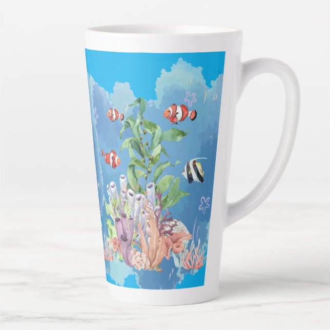 Caneca De Café Latte ocean nature (Direita)