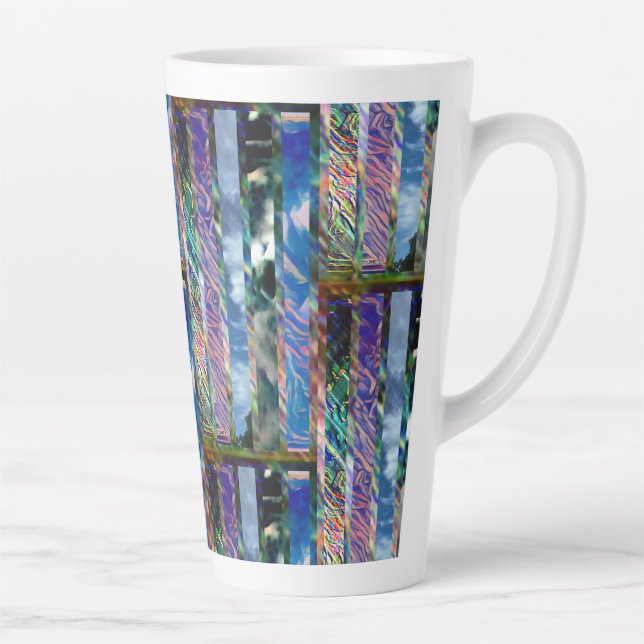 CANECA DE CAFÉ LATTE #OCEANO&CÉU #ASIRENADESURFE @ MAGHIE.ORG (Direita)