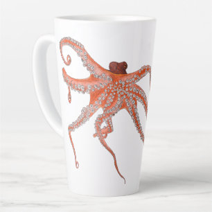 Caneca De Café Latte Octopus Hugs Mug