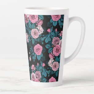 Caneca De Café Latte Oculto nas rosas 2