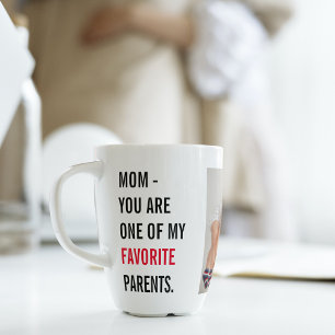 Caneca De Café Latte Oferta de Foto e Feliz dia de as mães de Colagem M