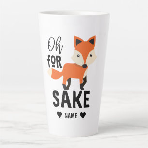 Caneca De Café Latte Oh Para Fox Sake