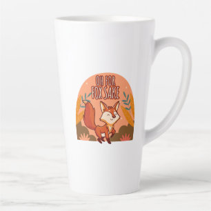Caneca De Café Latte Oh Pelo Amor De Raposa Travesseiro Redondo Fofo E