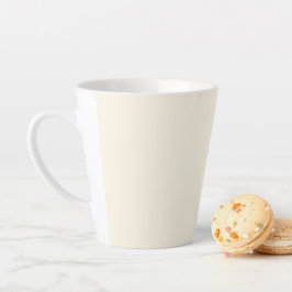 Caneca De Café Latte OldLace Latte Mug - Elegante Design de Vintage