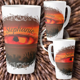 Caneca De Café Latte Olho do Sol 2106