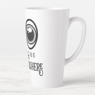 Caneca De Café Latte Olhos