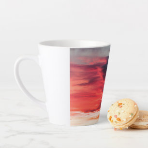 Caneca De Café Latte onda fina