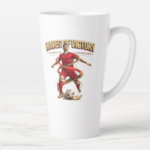 Caneca De Café Latte ondas de vitória