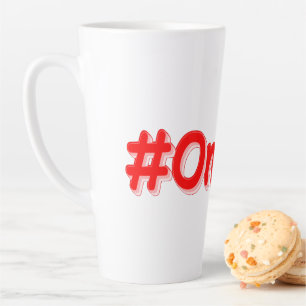 Caneca De Café Latte "#Ontário " Design bonito. Comprar Agora