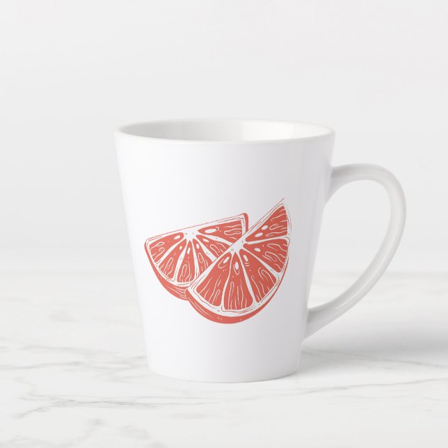 Caneca De Café Latte Orange (Direita)