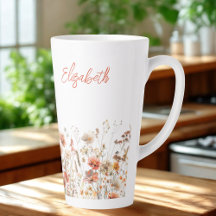 Orange Watercolor Wildflower