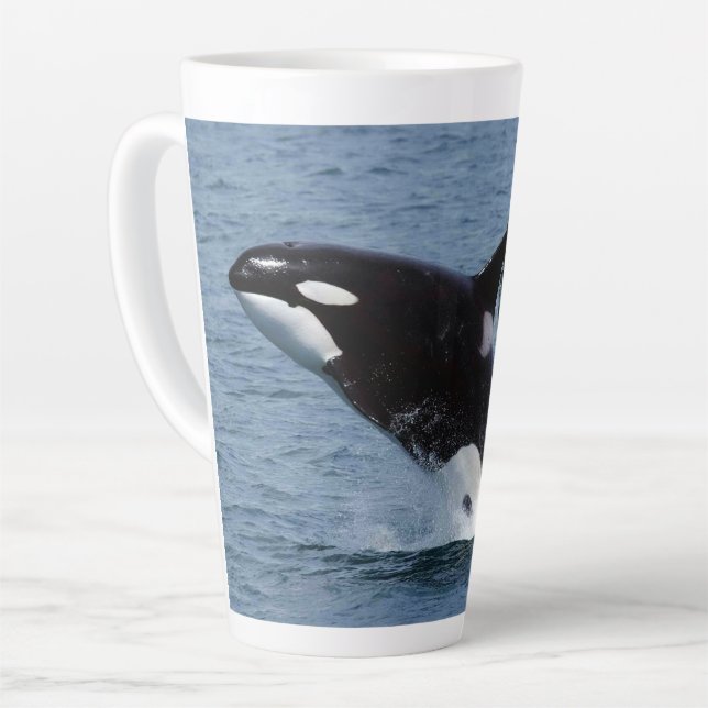 Caneca De Café Latte Orca (Ângulo esquerdo)