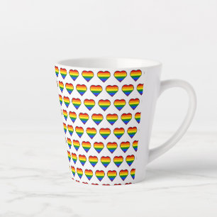 CANECA DE CAFÉ LATTE ORDENAR CORAÇÃO