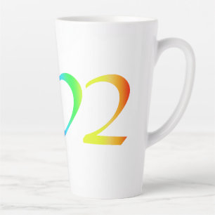 Caneca De Café Latte Orgulho gay Rainbow