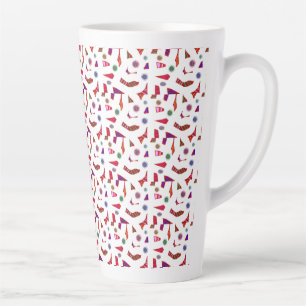 Caneca De Café Latte Os padrões Zippy Doo Dah vistos não são esquecidos