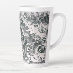 Caneca De Café Latte Os Sete Pecados Mortais - Ganância