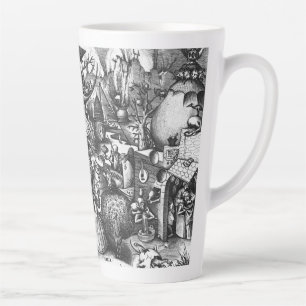 Caneca De Café Latte Os Sete Pecados Mortais - Orgulho