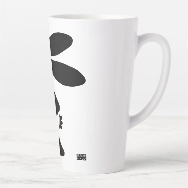 Caneca De Café Latte Oswald - Peaceful (All Wet, 1927) (Direita)