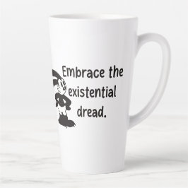 Caneca De Café Latte Oswald teme a crise existencial