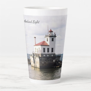 Caneca De Café Latte Oswego West Pierhead Latim