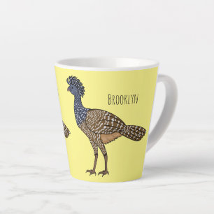 Caneca De Café Latte ótima ilustração de desenho do mutum