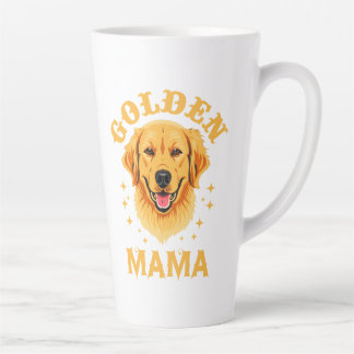 Caneca De Café Latte Ouro Retriever mãe amante de cachorros mulheres am