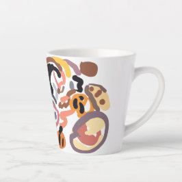 Caneca De Café Latte outono de Ação de Graças